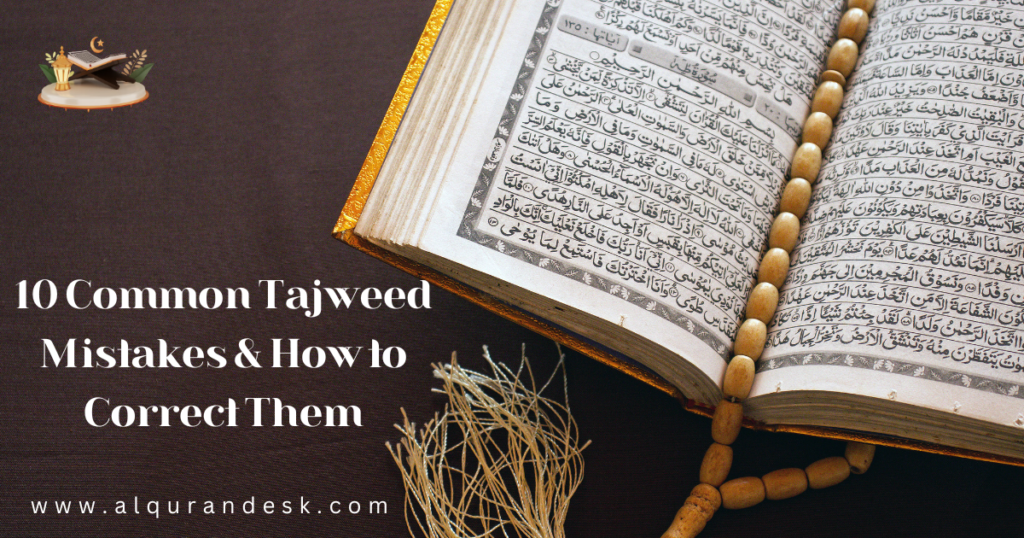 Tajweed mistakes, correct Tajweed errors, learn Tajweed rules, Quran recitation tips, common Tajweed issues