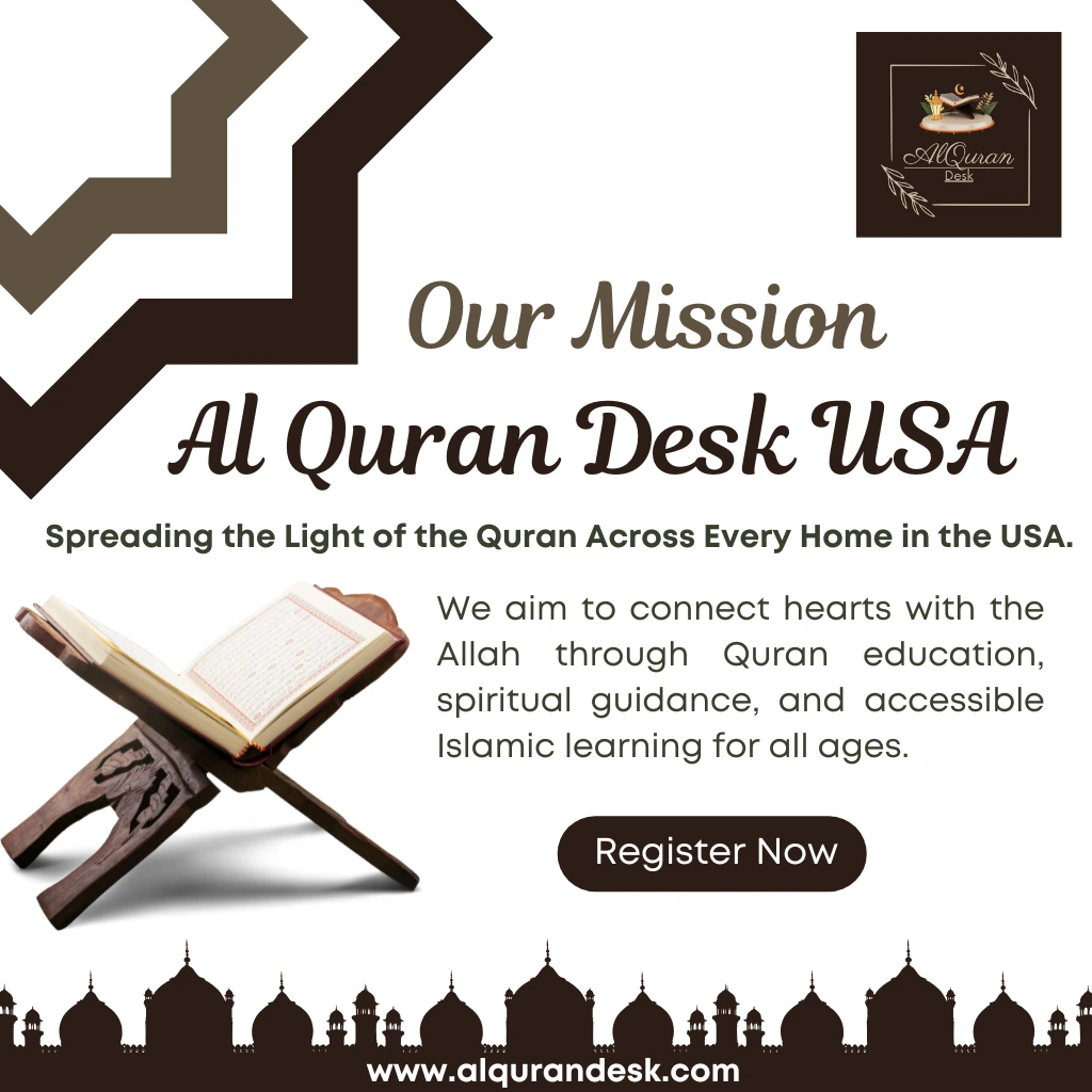 Al Quran Desk USA delivering Allah ﷻ’s teachings to Muslim families, helping kids, working parents, and new Muslims connect with the Quran.