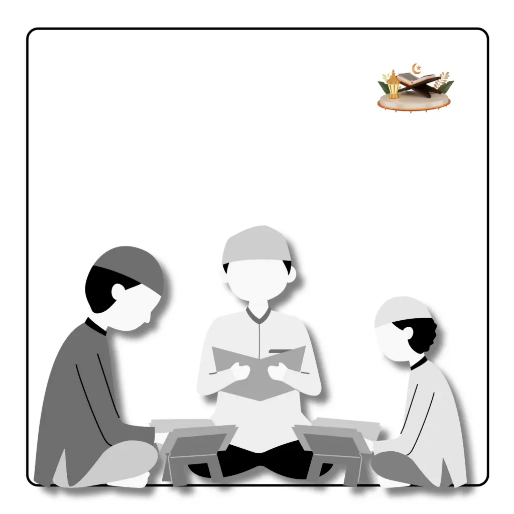 Child learning Quran online through tablet at home
