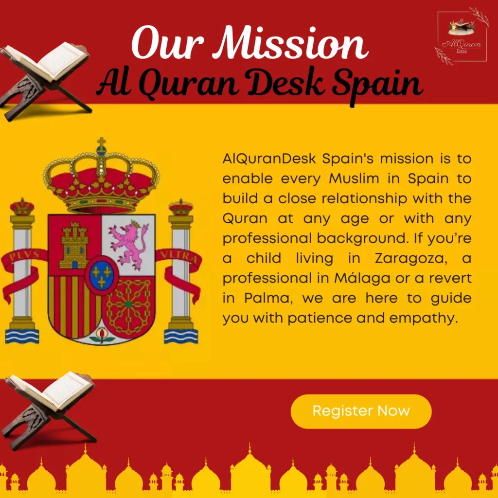 Muslim family in Spain learning Quran online with AlQuranDesk platform