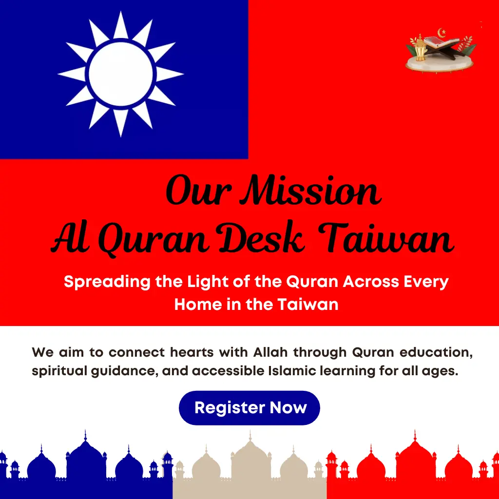 AlQuranDesk's mission to provide accessible online Quran learning for Muslim families in Taiwan